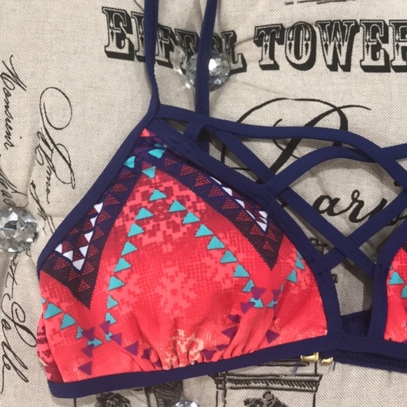 Bikini Lab Junior's Girls Sun Bralette Top - Picture 3 of 6